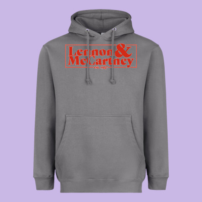 Lennon & Mccartney Classic Heavyweight Hoodie Designed By Pixelflow