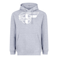 Heather Grey big chief clean santa fe railroad Heavyweight Hoodie - PixelFlow