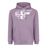 Lavender big chief clean santa fe railroad Heavyweight Hoodie - PixelFlow
