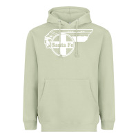 Matcha big chief clean santa fe railroad Heavyweight Hoodie - PixelFlow