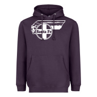 Plum big chief clean santa fe railroad Heavyweight Hoodie - PixelFlow