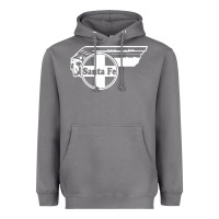 Storm big chief clean santa fe railroad Heavyweight Hoodie - PixelFlow