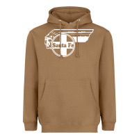 Toasted Coconut big chief clean santa fe railroad Heavyweight Hoodie - PixelFlow