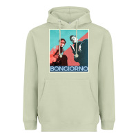 Matcha Inglorious Basterds - Bongiorno poster GIFT Heavyweight Hoodie - PixelFlow