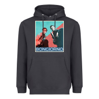 Inglorious Basterds - Bongiorno Poster Gift Heavyweight Hoodie | Teevron