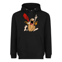 Black captain caveman captain caveman unga bunga premium t shirt Heavyweight Hoodie - PixelFlow