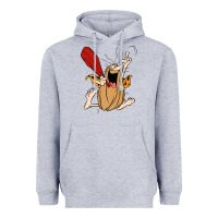 Heather Grey captain caveman captain caveman unga bunga premium t shirt Heavyweight Hoodie - PixelFlow