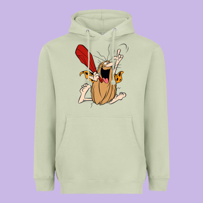 Captain Caveman Captain Caveman Unga Bunga Premium T Shirt Heavyweight Hoodie Designed By Pixelflow