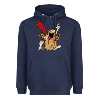 Navy captain caveman captain caveman unga bunga premium t shirt Heavyweight Hoodie - PixelFlow