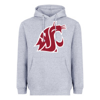 Heather Grey washington state cougars Heavyweight Hoodie - PixelFlow