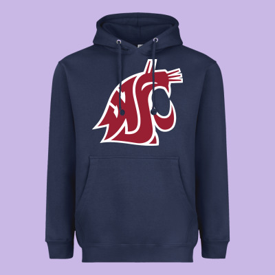 Washington State Cougars Heavyweight Hoodie Designed By Pixelflow