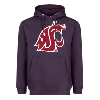 Plum washington state cougars Heavyweight Hoodie - PixelFlow