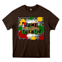 Chocolate Brown juneteenth free ish since 1865 Heavy Core Tee - CowGirlArtShop