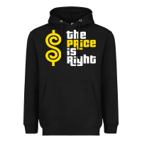 Black price is right Heavyweight Hoodie - PixelFlow