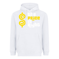 White price is right Heavyweight Hoodie - PixelFlow