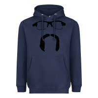 Navy randy dobnak art Heavyweight Hoodie - PixelFlow