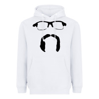 White randy dobnak art Heavyweight Hoodie - PixelFlow