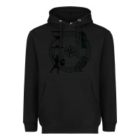 Black the four stoic virtues Heavyweight Hoodie - PixelFlow