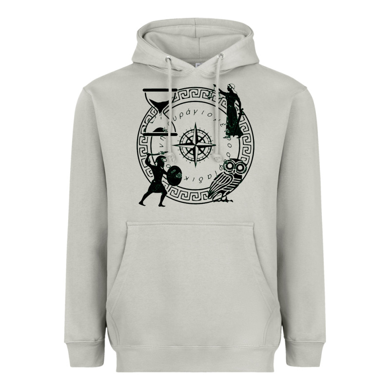 The Four Stoic Virtues Heavyweight Hoodie by PixelFlow | Teevron