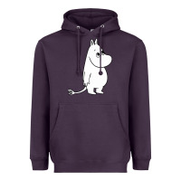 Plum moomin character Heavyweight Hoodie - PixelFlow