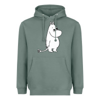 Sage moomin character Heavyweight Hoodie - PixelFlow