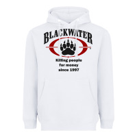 White Blackwater Heavyweight Hoodie - PixelFlow