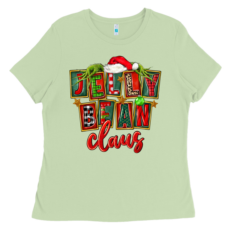 Christmas Jelly Bean Claus Ladies Tee by FaDigitalArtStudio | Teevron