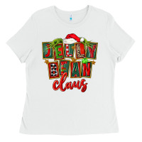 White christmas jelly bean claus Ladies Tee - FaDigitalArtStudio