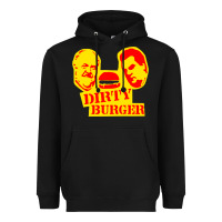 Black dirty burger Heavyweight Hoodie - PixelFlow