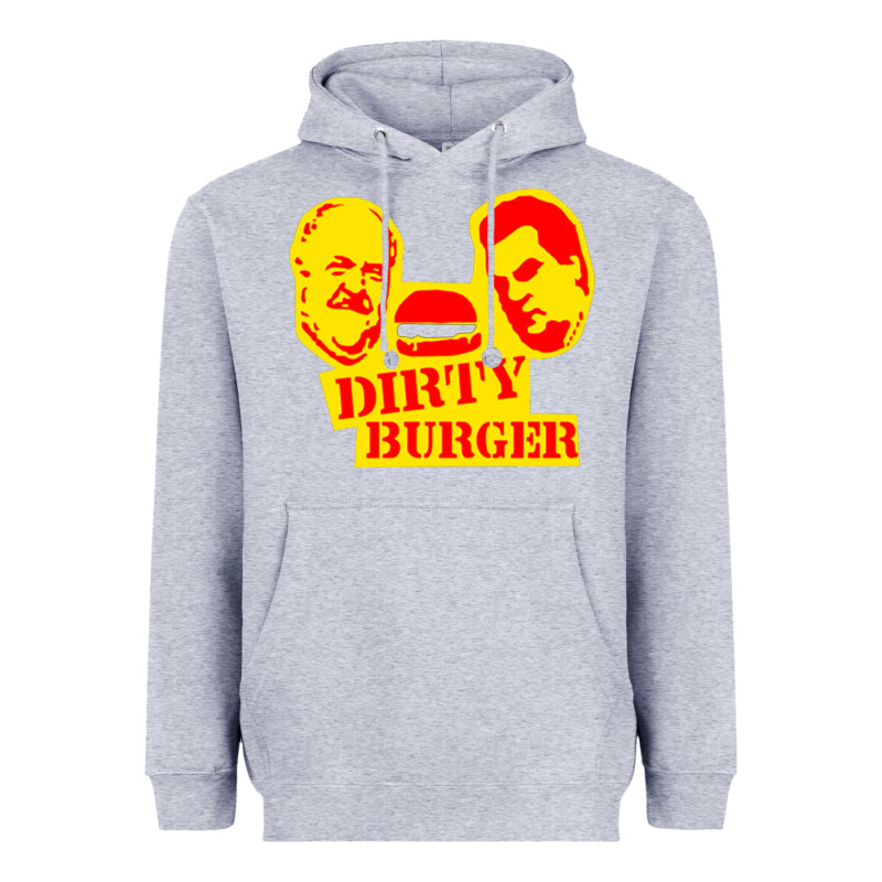Dirty Burger Heavyweight Hoodie by PixelFlow | Teevron