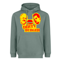 Sage dirty burger Heavyweight Hoodie - PixelFlow
