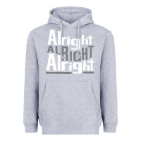 Heather Grey matthew mcconaughey dazed & confused alright alright alright hipster t Heavyweight Hoodie - PixelFlow