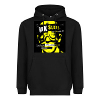 Black U.K. SUBS special music punk Heavyweight Hoodie - PixelFlow