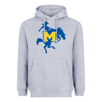 Heather Grey mcneese  athletics Heavyweight Hoodie - PixelFlow