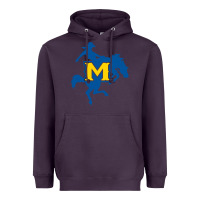 Plum mcneese  athletics Heavyweight Hoodie - PixelFlow