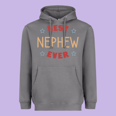 Best Nephew Ever Heavyweight Hoodie Designed By Pixelflow