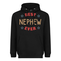 Black Best nephew ever Heavyweight Hoodie - PixelFlow