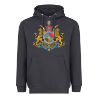 Smoke Iran Coat of arms Flag souvenir Iranian Persian Heavyweight Hoodie - PixelFlow