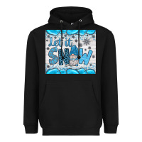 Black let it snow Heavyweight Hoodie - JahusDesignShop