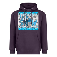 Plum let it snow Heavyweight Hoodie - JahusDesignShop