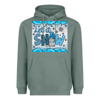 Sage let it snow Heavyweight Hoodie - JahusDesignShop