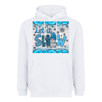 White let it snow Heavyweight Hoodie - JahusDesignShop