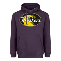 Plum Orlando breakers football team Heavyweight Hoodie - PixelFlow