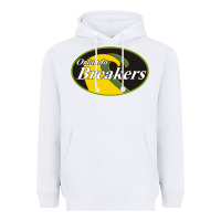 White Orlando breakers football team Heavyweight Hoodie - PixelFlow