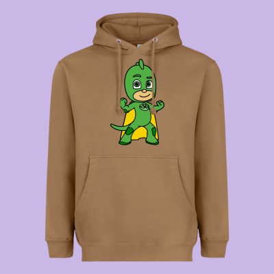 Gekko Cat Boy Heavyweight Hoodie Designed By Pixelflow