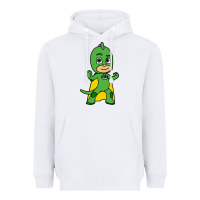 White gekko cat boy Heavyweight Hoodie - PixelFlow