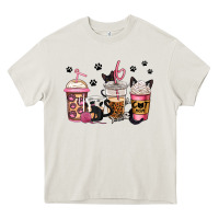 Cat Mom Coffee Heavy Core Tee | Teevron