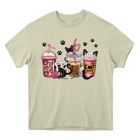 Mossy cat mom coffee Heavy Core Tee - Jasminsmagicworld