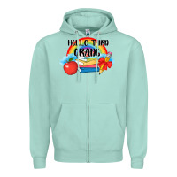 Seafoam back to school hello third grade 3200x2400 Zipper Hoodie - AdoDesignShop