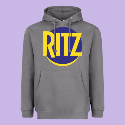 Ritz Cracker Heavyweight Hoodie Designed By Pixelflow